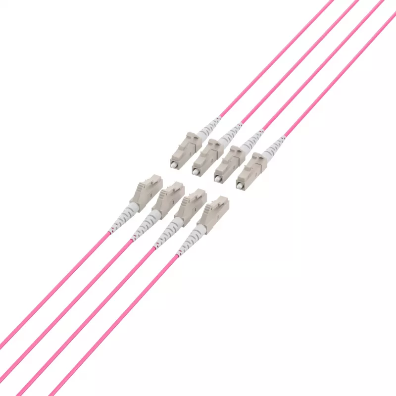 EFB Elektronik U-DQ ZN BH OM4 8G 1x8 LC-LC 10m Dca LSZH magistralinis kabelis O8322S10OM4
