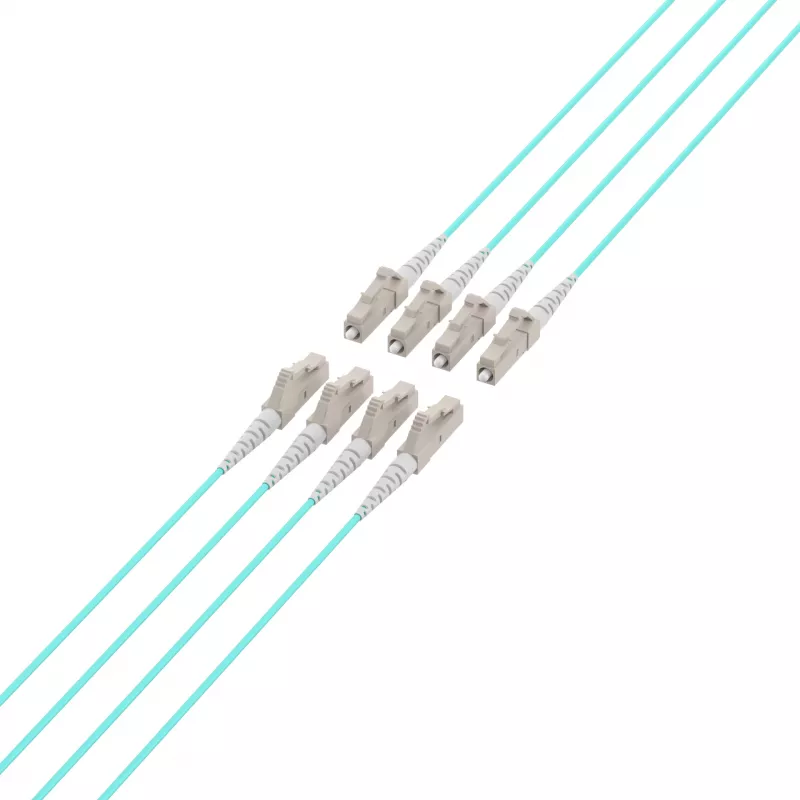 EFB Elektronik magistralinis kabelis U-DQ ZN BH OM3 8G 1x8 LC-LC 10m Dca LSZH O8322S10OM3