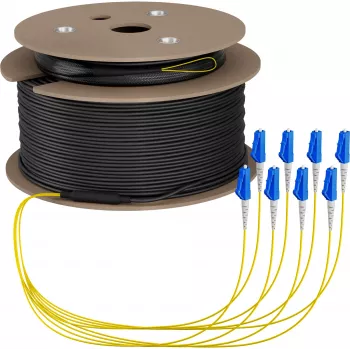 EFB Elektronik OS2 8 pluoštų LC-LC magistralinis kabelis 120m LSZH Dca O8322S120OS2