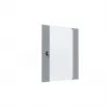 EFB Elektronik stiklinės durelės X-Rack sieniniam korpusui 15U, pilkos RAL7035, 3/3 WGX-TUR15GR.G