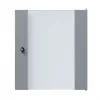 EFB Elektronik stiklinės durelės X-Rack sieniniam korpusui 15U, pilkos RAL7035, 3/3 WGX-TUR15GR.G