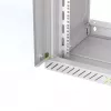 EFB Elektronik stiklinės durelės X-Rack sieniniam korpusui 15U, pilkos RAL7035, 3/3 WGX-TUR15GR.G
