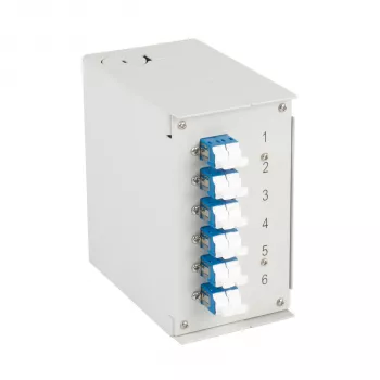 EFB Elektronik DIN rail dėžutė OS2 6x LC-Duplex jungtys be pigtailų (BHS60921.6)