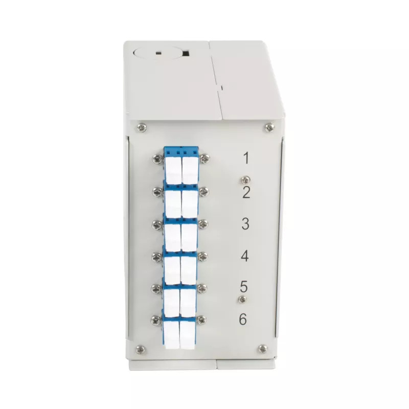 EFB Elektronik DIN rail dėžutė OS2 6x LC-Duplex jungtys be pigtailų (BHS60921.6)
