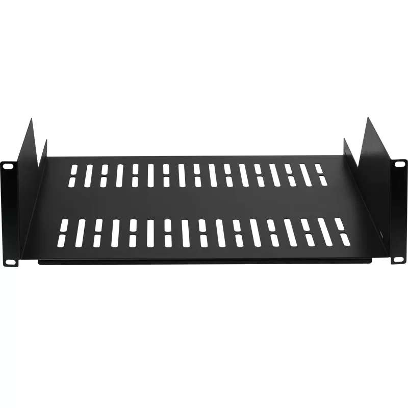 EFB Elektronik 19 inch 3U stovo lentyna, 450 mm gylio, 36 kg apkrova, RAL 9005 juoda 691650TS.3U450