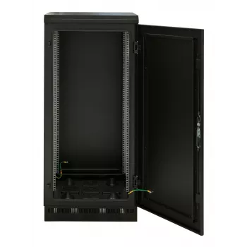 19 inch tinklo spintelė 42U 800x800, IP55, su iš anksto sumontuotu cokoliu, RAL9005 691742IP55V2.TS