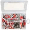 FISCHER Practical Helper lauko ir drėgnų patalpų kaiščių ir varžtų rinkinys, 130 dalių, 561385