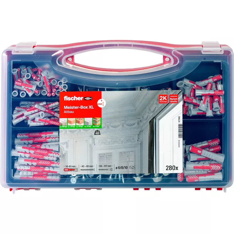 fischer Meister-Box XL Altbau+ S kaiščių rinkinys (577865)