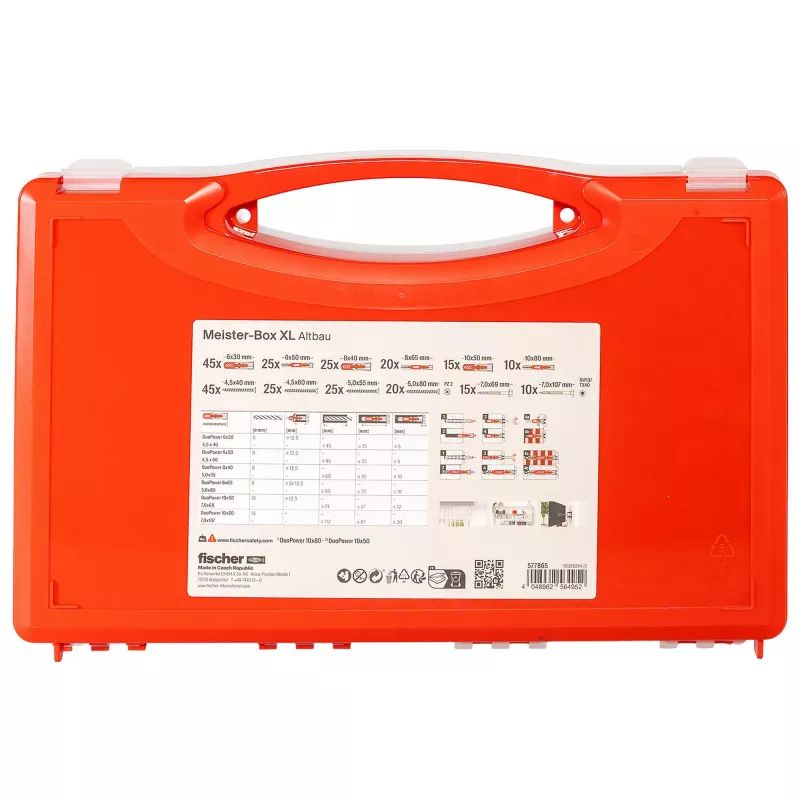 fischer Meister-Box XL Altbau+ S kaiščių rinkinys (577865)