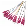 Tecline optinės skaidulos pigtailai, OM4, spalvoti, LC/UPC, 2,0 m, 12 vnt. 20500017