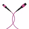 EFB Elektronik MPO-PLUS (F) į MPO-PLUS (F) OM4 daugiamodis optinis pataisos kabelis, 8 pluoštai, B tipo, LSZH, Erika Violet, 2m MPOF8MPOFOM4-2