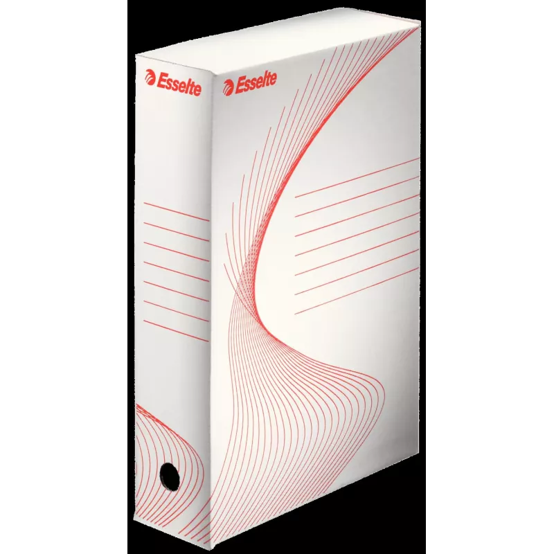 Leitz 128080 archyvinė dėžė balta, 80 mm nugarėlė, A4, 25 vnt. paketas