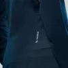 Salewa Puez Altavia PL HD moteriškas flisinis švarkas su užtrauktuku ir gobtuvu - Navy Blazer