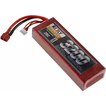 Reely LiPo akumuliatorių paketas 11,1V 3200mAh 3S kietu korpusu T-Plug RE-7851477