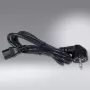 SCHÄFER IT SYSTEMS maitinimo kabelis IEC 60320 C13 į CEE 7/7 Schuko, 2 m, juodas 6763200