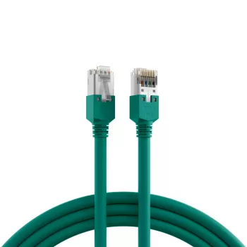 EFB-Elektronik RJ45 komutacinis kabelis Cat.5e SF/UTP LSZH Draka UC300 TM11 žalias 7,5 m K8013.7,5