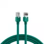 EFB-Elektronik RJ45 komutacinis kabelis Cat.5e SF/UTP LSZH Draka UC300 TM11 žalias 7,5 m K8013.7,5