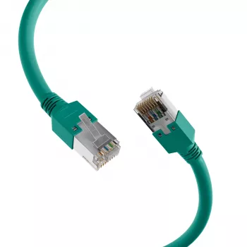EFB-Elektronik RJ45 komutacinis kabelis Cat.5e SF/UTP LSZH Draka UC300 TM11 žalias 7,5 m K8013.7,5