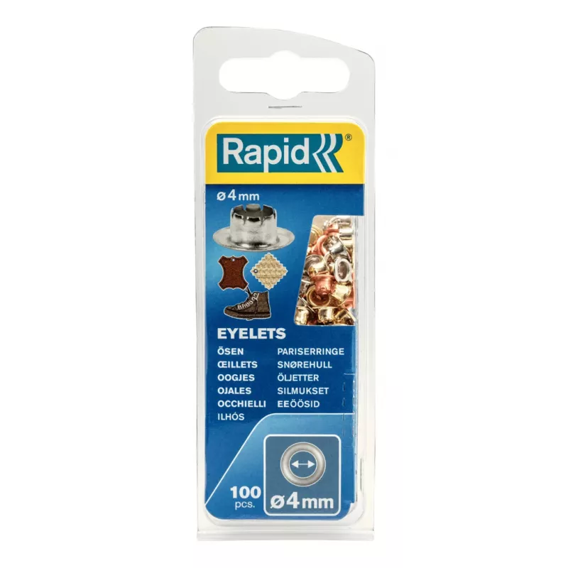 Rapid 5000409 kilutės, 4 mm, įvairių spalvų, 100 vienetų