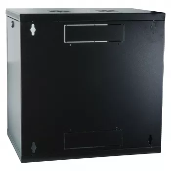 EFB 19 colių sieninis tinklo spintelė 12U, fiksuota, vienos sekcijos, RAL 9005, gylis 600 mm (691712VTS.60)