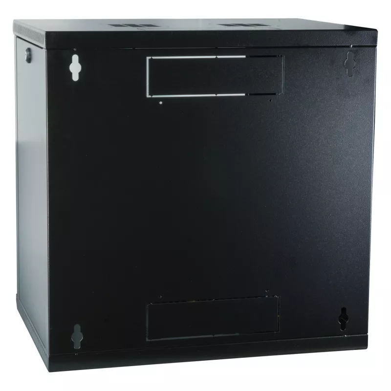 EFB 19 colių sieninis tinklo spintelė 12U, fiksuota, vienos sekcijos, RAL 9005, gylis 600 mm (691712VTS.60)