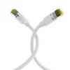 EFB-Elektronik Cat.6A S/FTP LSZH komutacinis kabelis, RJ45, baltas, 0,25 m K8560WS.0,25