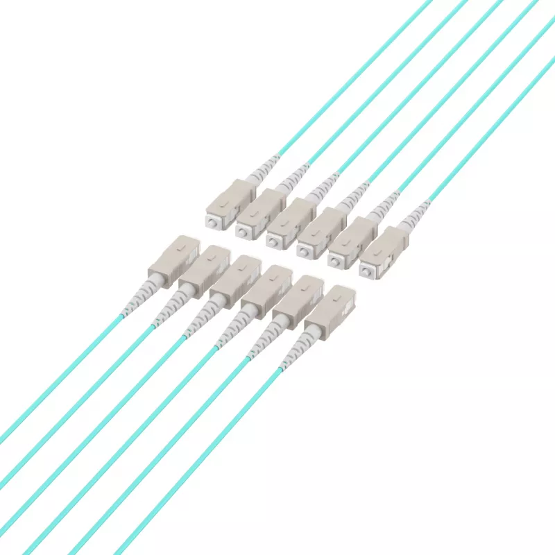 EFB Elektronik magistralinis kabelis U-DQ ZN BH OM3 12G 1x12 SC-SC 30m Dca LSZH O8341S30OM3