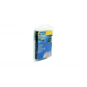 RAPID TOOLS VR22 vielos tvirtinimo kabės, plastiku dengtos, pilkos, cinkuoto plieno, 1000 vienetų 5001333