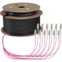 EFB Elektronik magistralinis kabelis U-DQ ZN BH OM4 12G 1x12 LC-LC 70m Dca LSZH O8342S70OM4