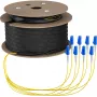 EFB Elektronik magistralinis optinis kabelis U-DQ ZN BH OS2 8E 1x8 LC-LC 150m Dca LSZH - 150 m (O8322S150OS2)