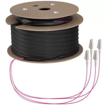 EFB Elektronik magistralinis kabelis U-DQ ZN BH OM4 4G 1x4 LC-LC 190m Dca LSZH O8303S190OM4