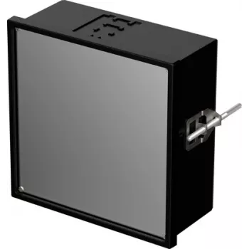 Bopla NGS 9806 UNINORM įmontuojamas korpusas 144 x 144 x 64 mm juodas RAL 9005 17980601.MT2