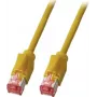 EFB-Elektronik RJ45 Cat.5e S/UTP PUR tinklo kabelis, 1m, geltonas, skirtas grandininiams kabelių kreiptuvams, K8032.1