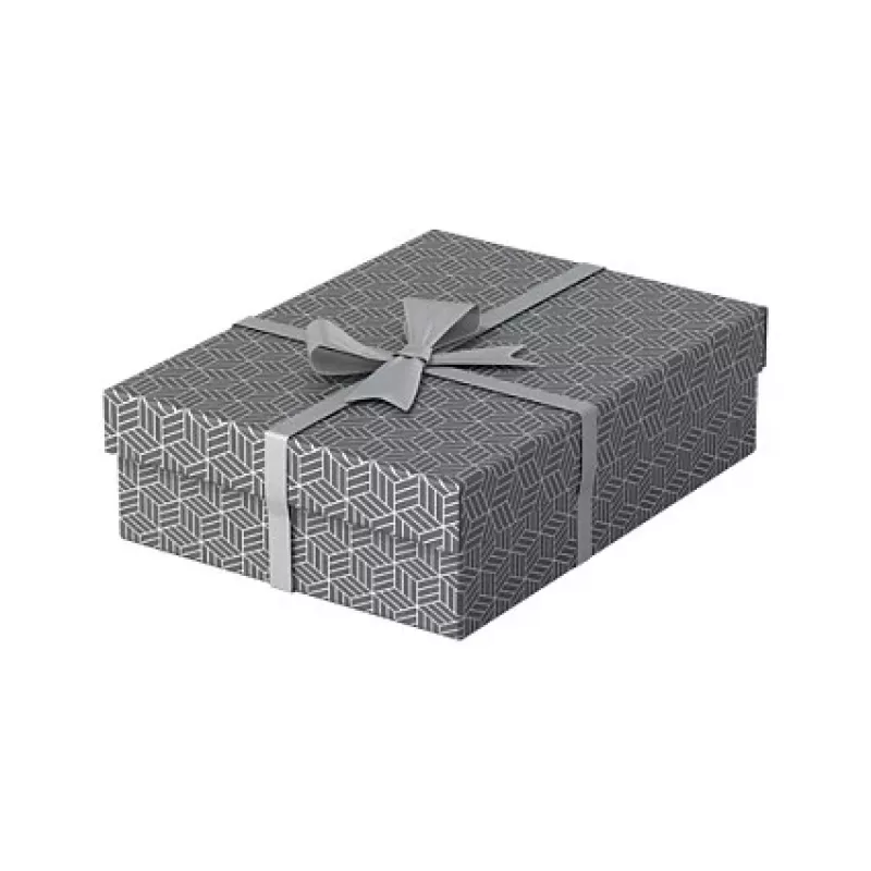 Esselte Home M dydžio daiktadėžės ir dovanų dėžutės, 3 vnt. rinkinys, pilkos spalvos, 100% perdirbto gofruoto kartono, nuimamu dangteliu 628285