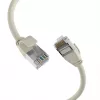 EFB-Elektronik RJ45 tinklo kabelis Cat.6A U/FTP TPE 4mm Ultraflex pilkas 1,5m K5547GR.1,5
