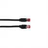 EFB Elektronik Cat.7 S/FTP LSZH patch laidas, RJ45, 0,25 m, juodas K0700SW.0,25