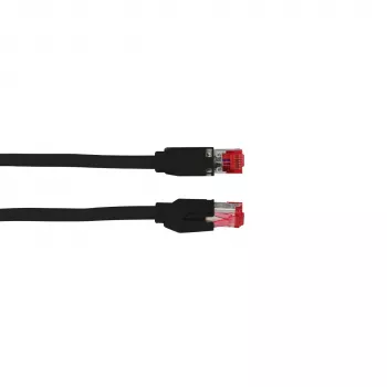 EFB Elektronik Cat.7 S/FTP LSZH tinklo kabelis, RJ45, 1,5 m, juodas K0700SW.1,5