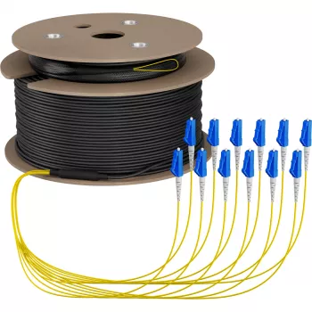 EFB Elektronik magistralinis kabelis U-DQ ZN BH OS2 12E 1x12 LC-LC 90m Dca LSZH O8342S90OS2