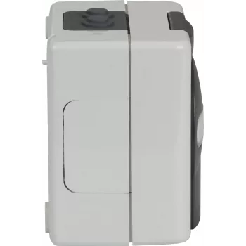 EFB ET-25020 paviršinio montavimo drėgmei atsparus tuščias korpusas 2 Keystone moduliams, IP44, pilkas