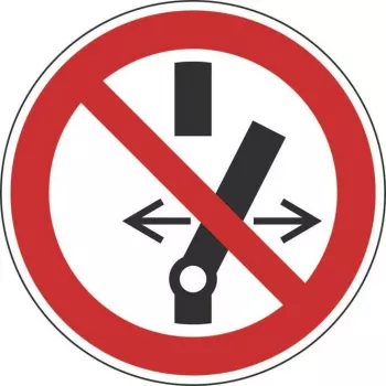 HEIN Industrieschilder draudžiamasis ženklas „Neįjunkite“ ASR/ISO magnetinė plėvelė apvalus 100 mm (27546)