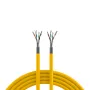 INFRALAN Cat.7A 1250 AWG22 S/FTP 4P CPR Dca 25Gbit/s paruoštas rapsų geltonumo RAL1021, 100m 999833.100-CPR