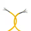 INFRALAN Cat.7A 1250 AWG22 S/FTP 4P CPR Dca 25Gbit/s paruoštas rapsų geltonumo RAL1021, 100m 999833.100-CPR