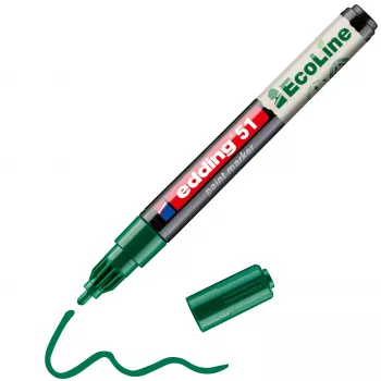 edding 51 EcoLine dažų markeris žalias 1-2 mm 4-51-004