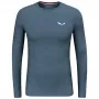 Salewa Cristallo Warm Amr L/S Tee vyriški merino apatiniai marškiniai - Dark Denim, M dydis