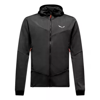 Salewa Sella Crevasse HD vyriška flisinė striukė - Black Out / XL