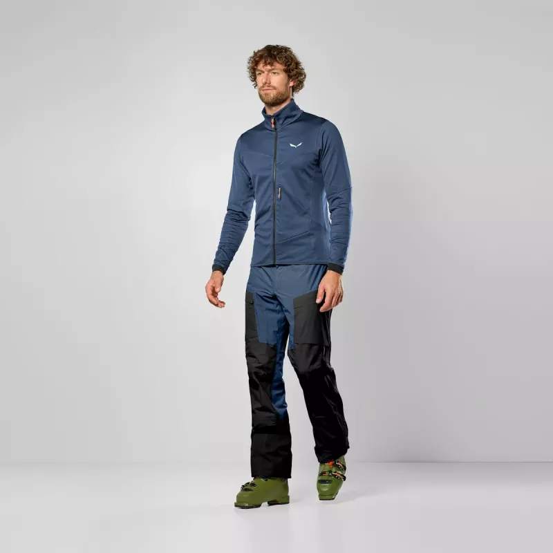 Salewa Sella Full-Zip džemperis Crevasse/Dark Denim vyrams EU 48 (M)