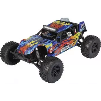 Reely Stagger Brushed 1:10 RC elektrinis buggy 4WD Ready-to-Run 2,4 GHz su baterija, pakrovėju ir siųstuvo baterijomis RE-6333762