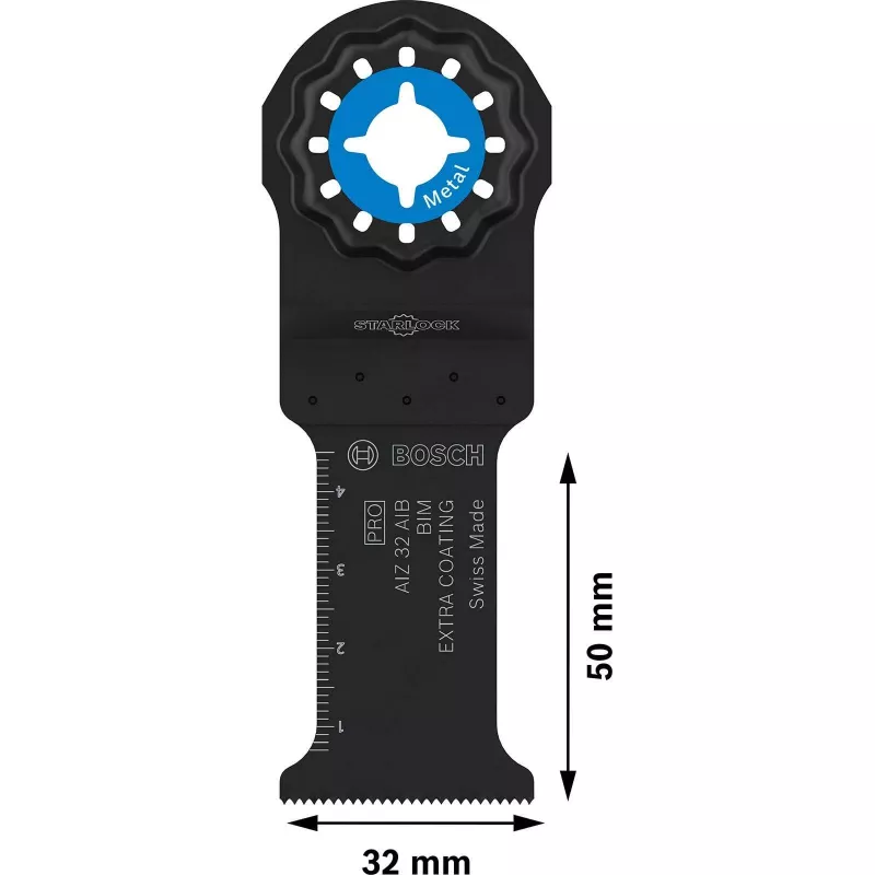 Bosch Professional Starlock AIZ 32 AIB įpjovimo pjūklelis, 32 x 50 mm, Bi-Metal 2608669077