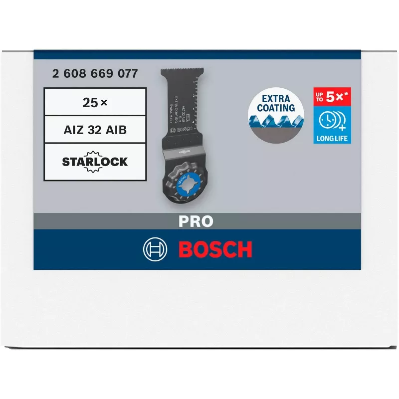Bosch Professional Starlock AIZ 32 AIB įpjovimo pjūklelis, 32 x 50 mm, Bi-Metal 2608669077