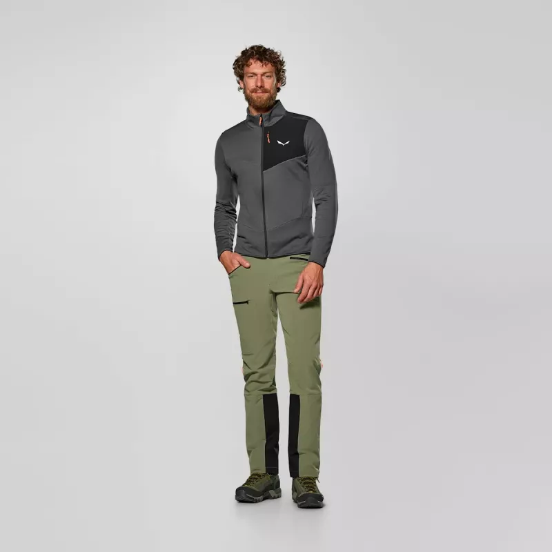 Salewa Ortles Fleece FZ vyriška striukė Onyx M